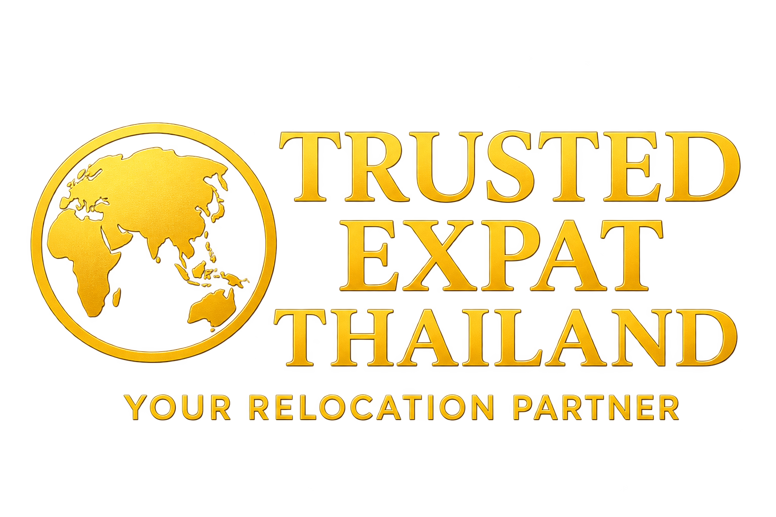 Trusted Expat Thailand — gold logo
